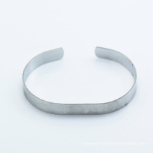 Shangjie OEM  C-shaped open flat smooth bangle copper bracelet feng shui man bracelet